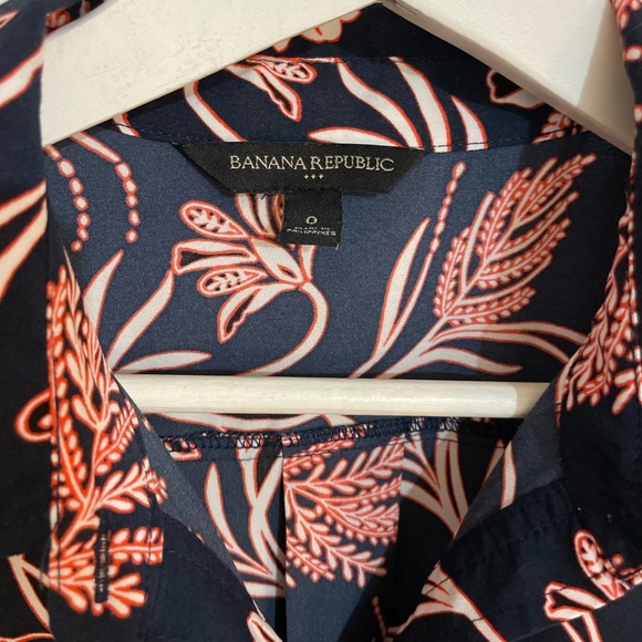 Banana Republic Navy and Pink Sleeveless Sundress - Picture 4 of 8